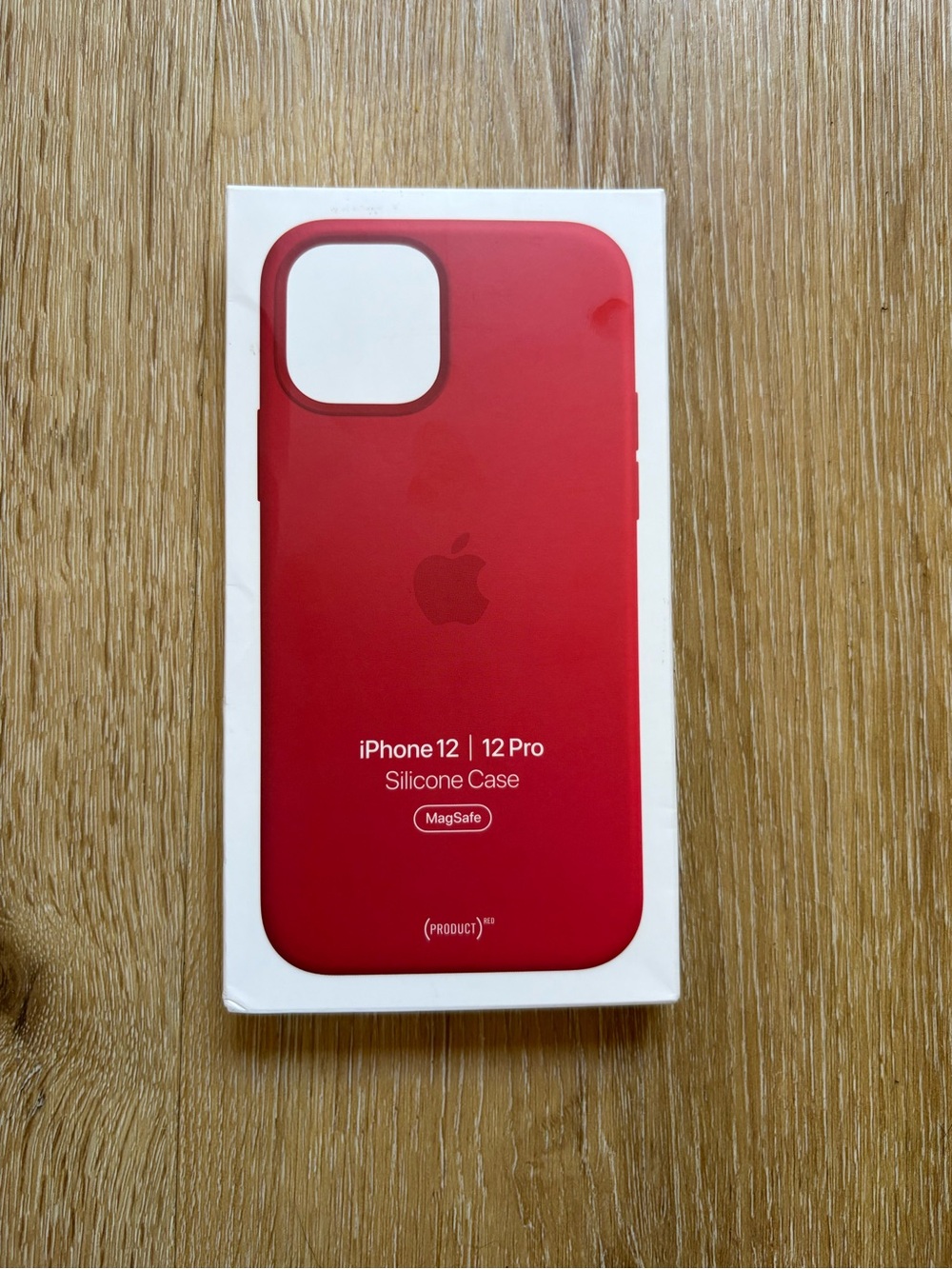 Apple iPhone 12/12 Pro Silicone Case (Red) - MagSafe